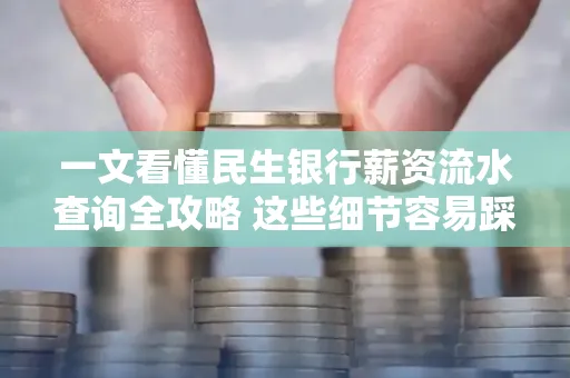 一文看懂民生银行薪资流水查询全攻略 这些细节容易踩雷