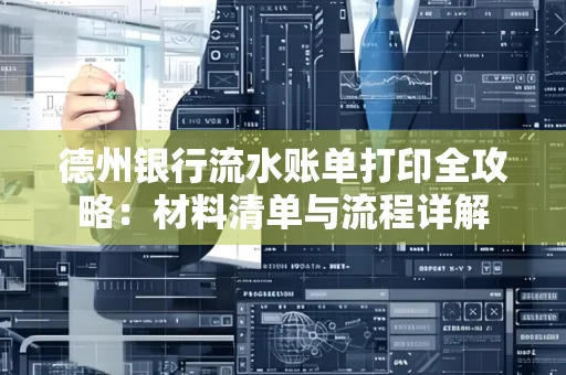 德州银行流水账单打印全攻略:材料清单与流程详解